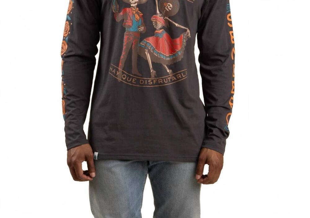 NEW SENDERO PROVISIONS CO. viejones long sleeve t shirt in vintage black